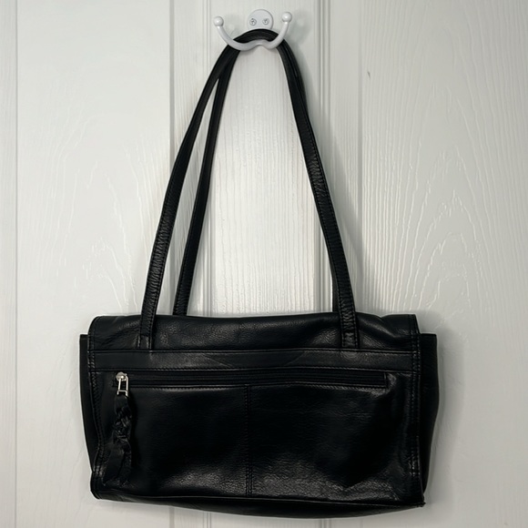 SVEN Berkeley USA black leather bag - Picture 2 of 3